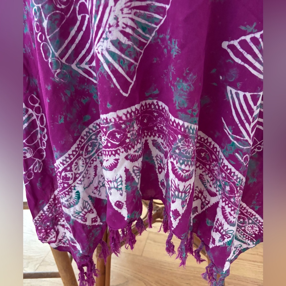 Coverup wrap beach pool purple